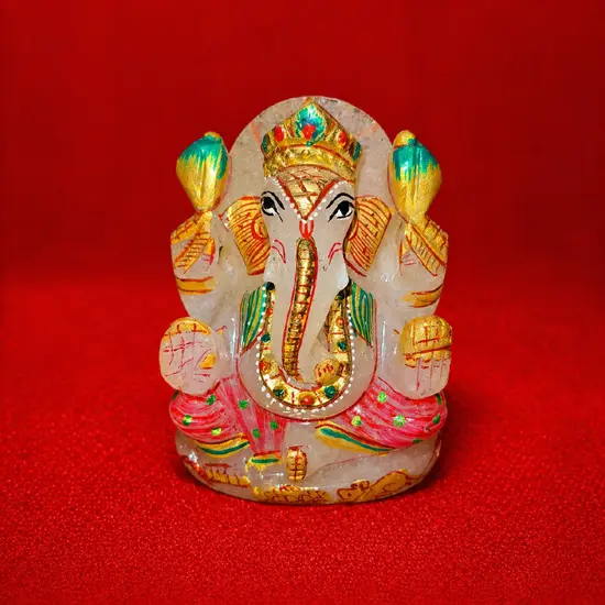 Sphatik Ganesh ji (colour)